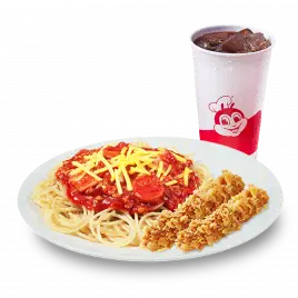 1 Mì Ý Jolly vừa + 2 Gà không xương + 1 Nước ngọt