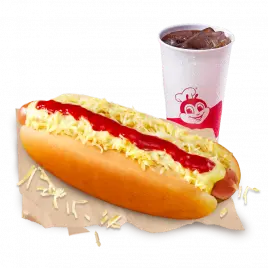 1 Jolly Hotdog + 1 Nước ngọt